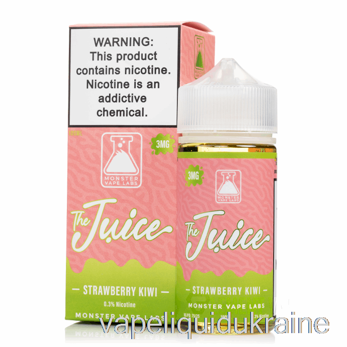Vape Liquid Ukraine Strawberry Kiwi - The Juice - 100mL 0mg